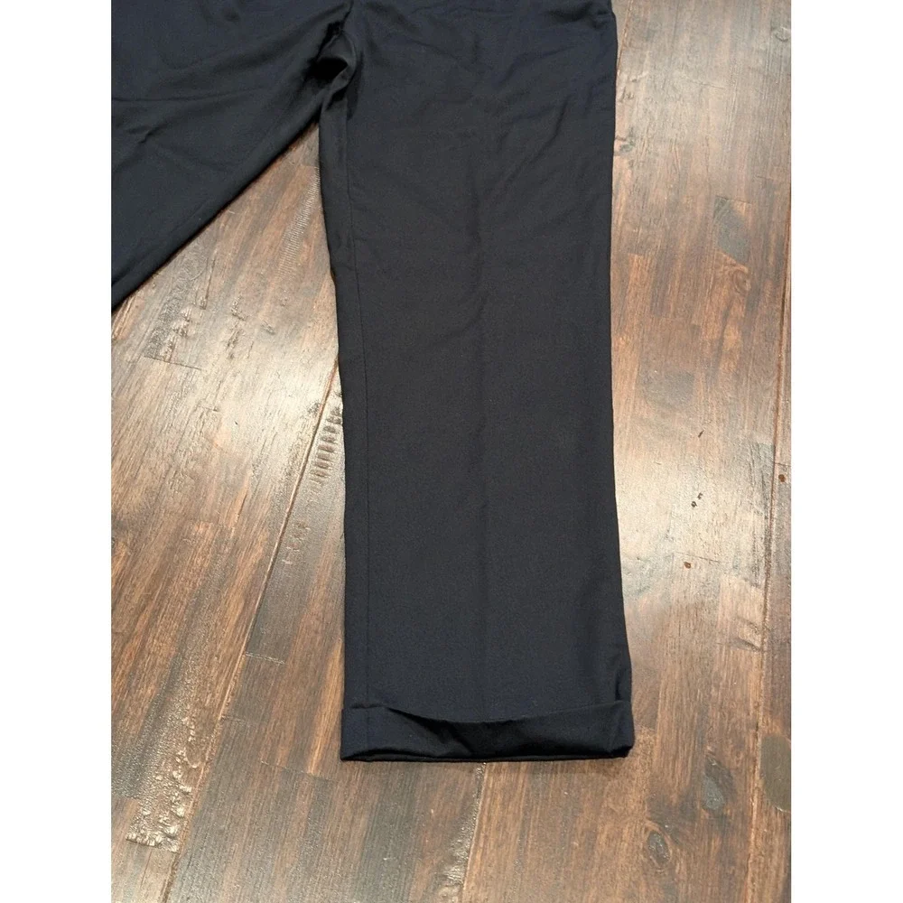 Vintage Tommy Hilfiger Dress‎ Pants Mens 36x32 Navy Pleated Cuffed Classic